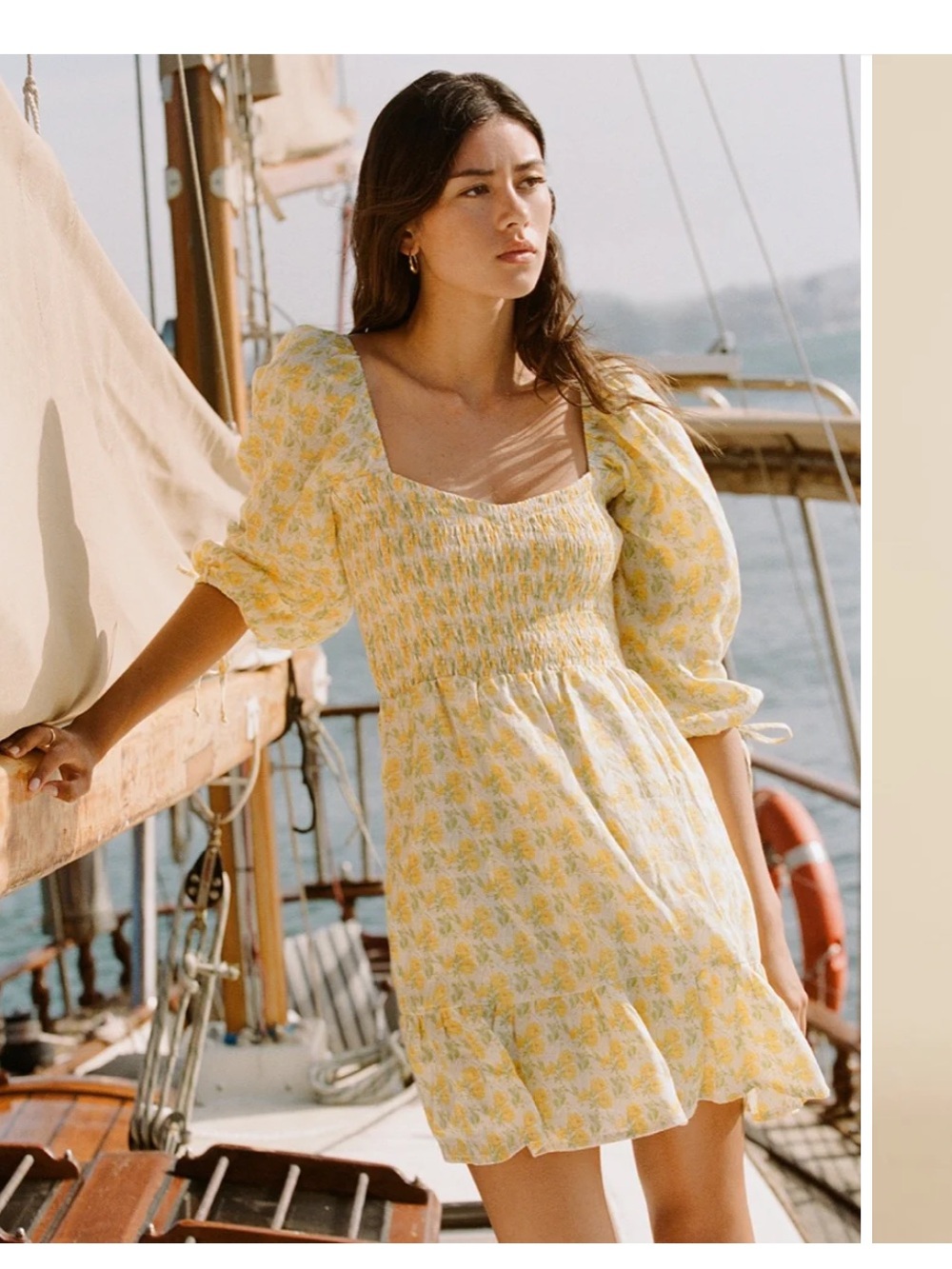 Faithfull the Brand yellow dress